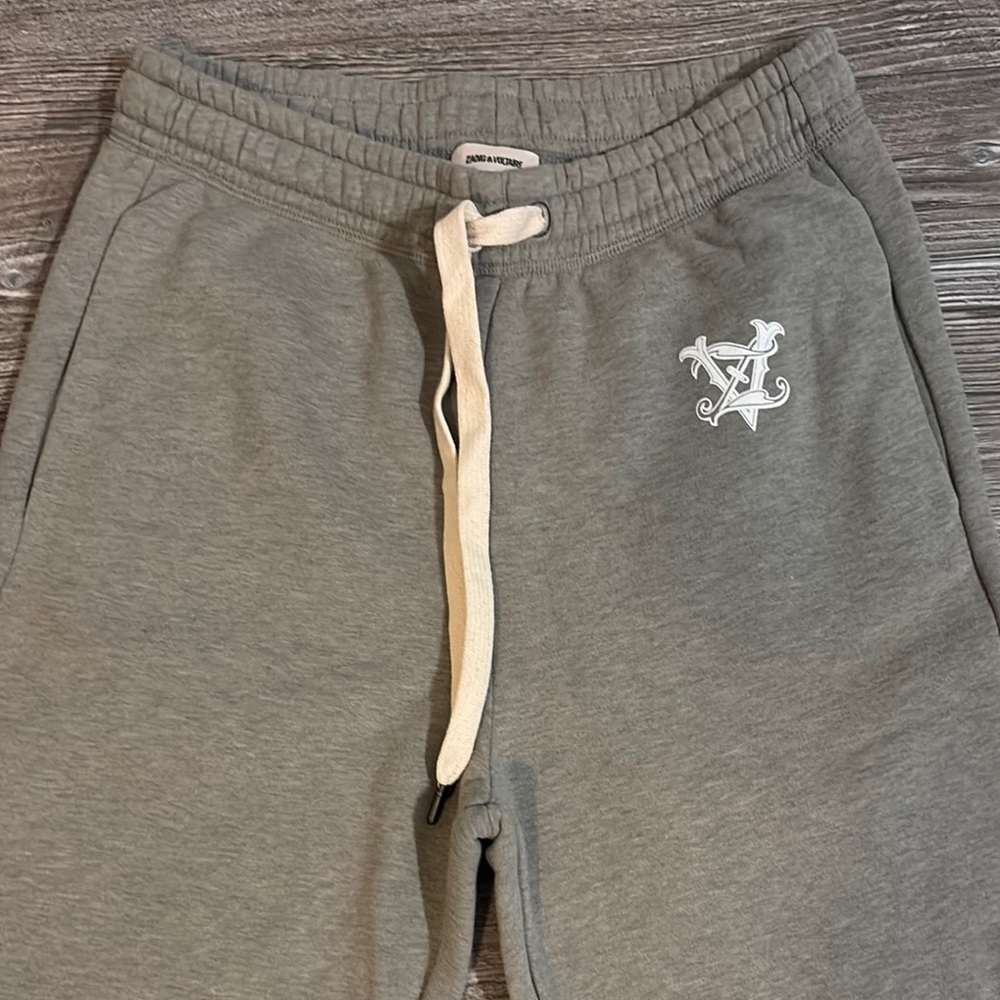 ZADIG & VOLTAIRE SWEAT PANGS JOGGING PANTS GREY SIZE MEDIUM